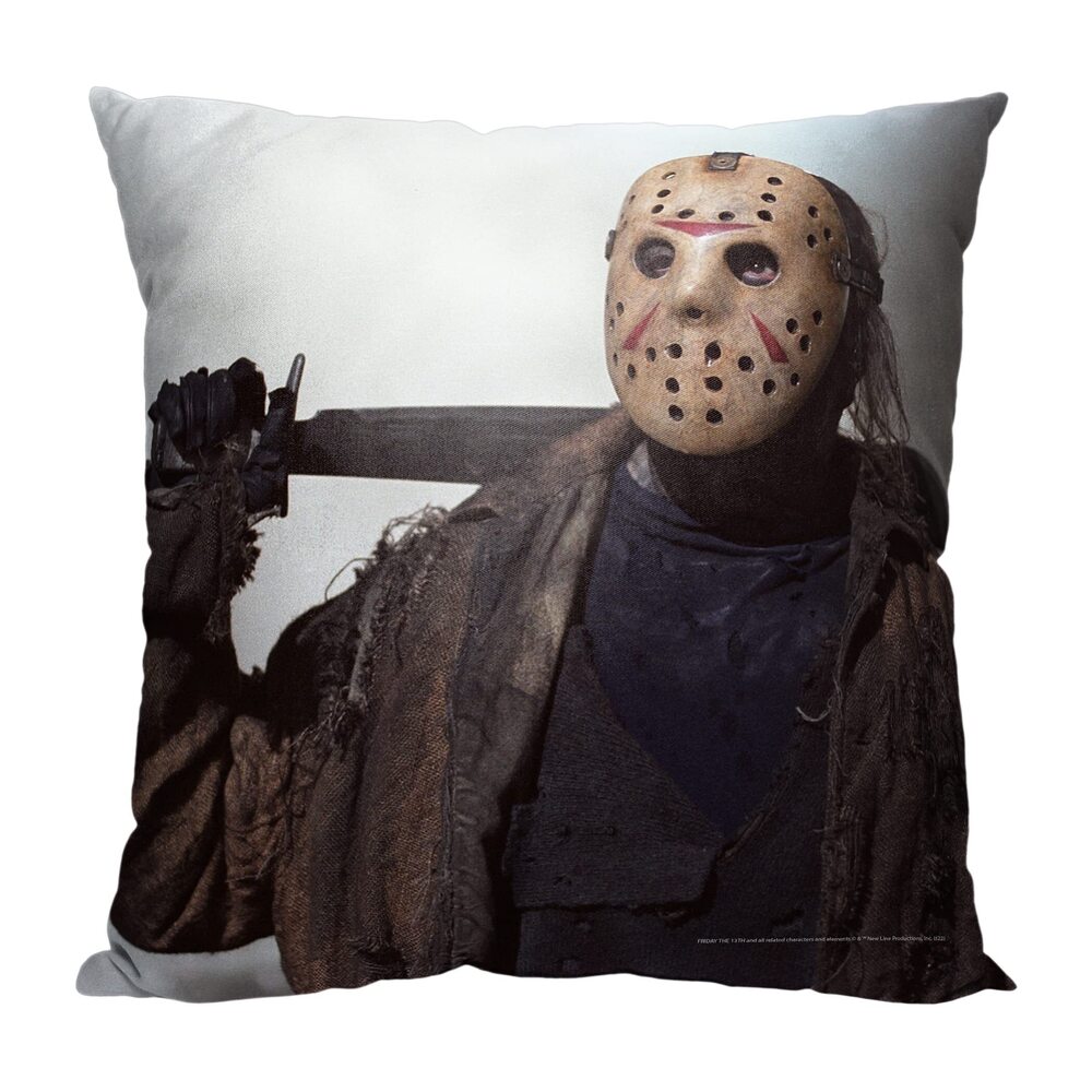 7628 Friday The 13th Pillow, 18" x 18", Stalking Killer